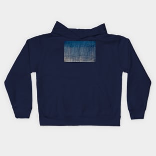 vintage blue wall Kids Hoodie